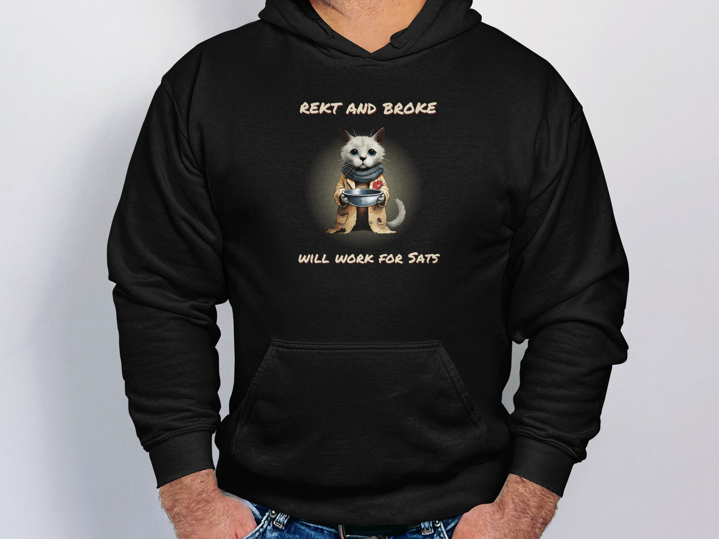 Rekt and Broke Hoodie | Unisex Hooded Sweatshirt