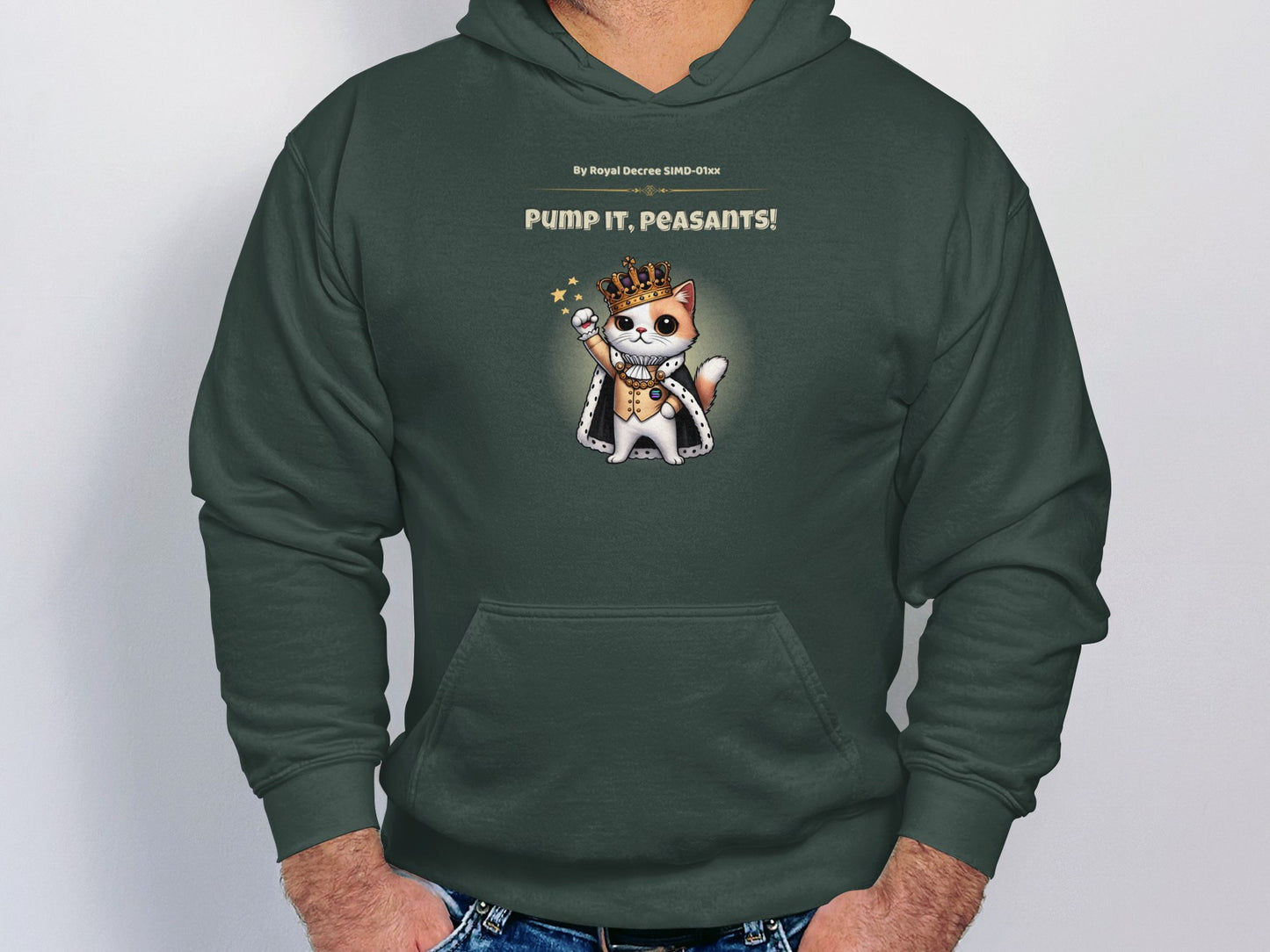 Pump it Peasants Hoodie | Unisex Hooded Sweatshirt