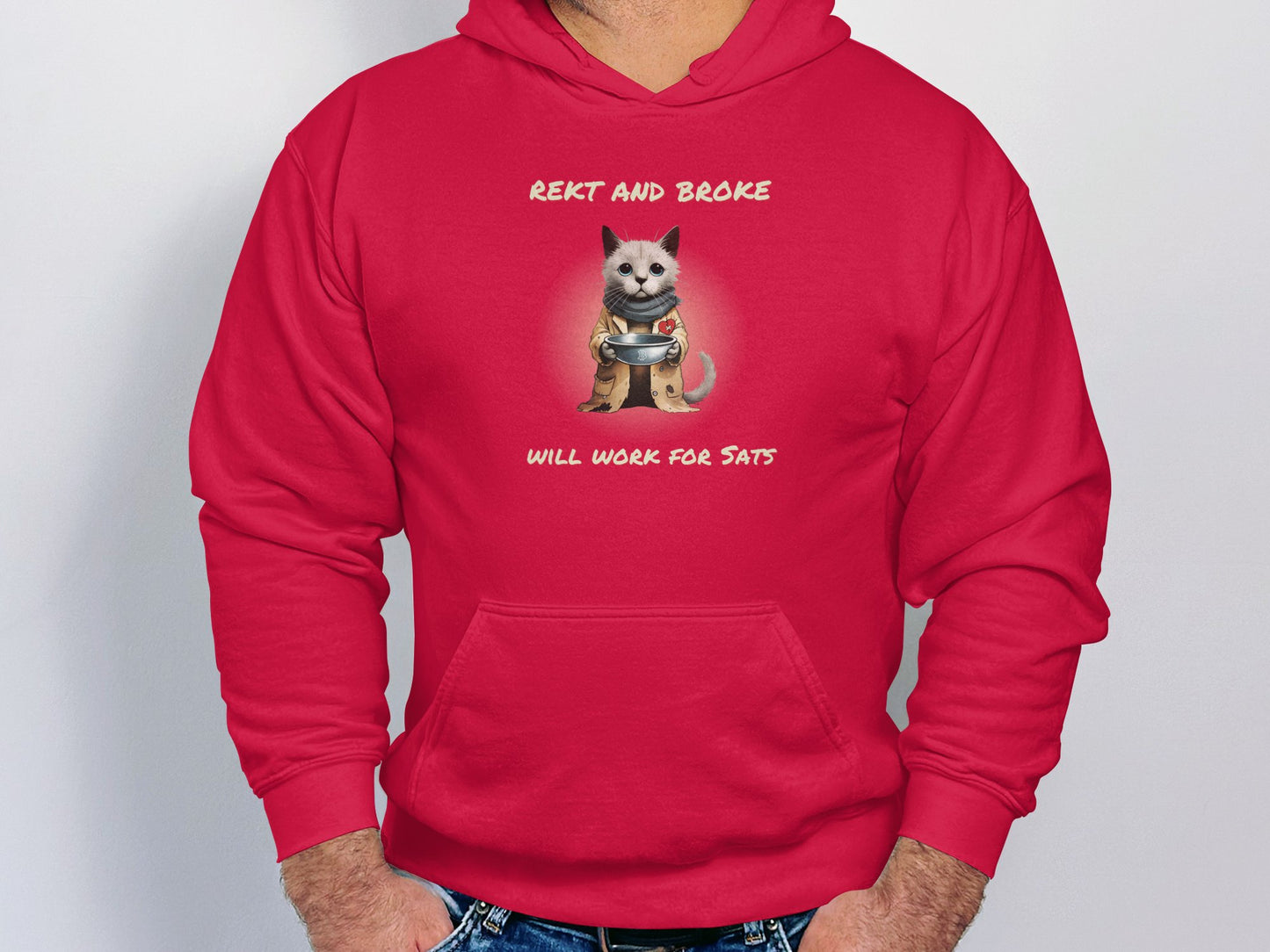 Rekt and Broke Hoodie | Unisex Hooded Sweatshirt