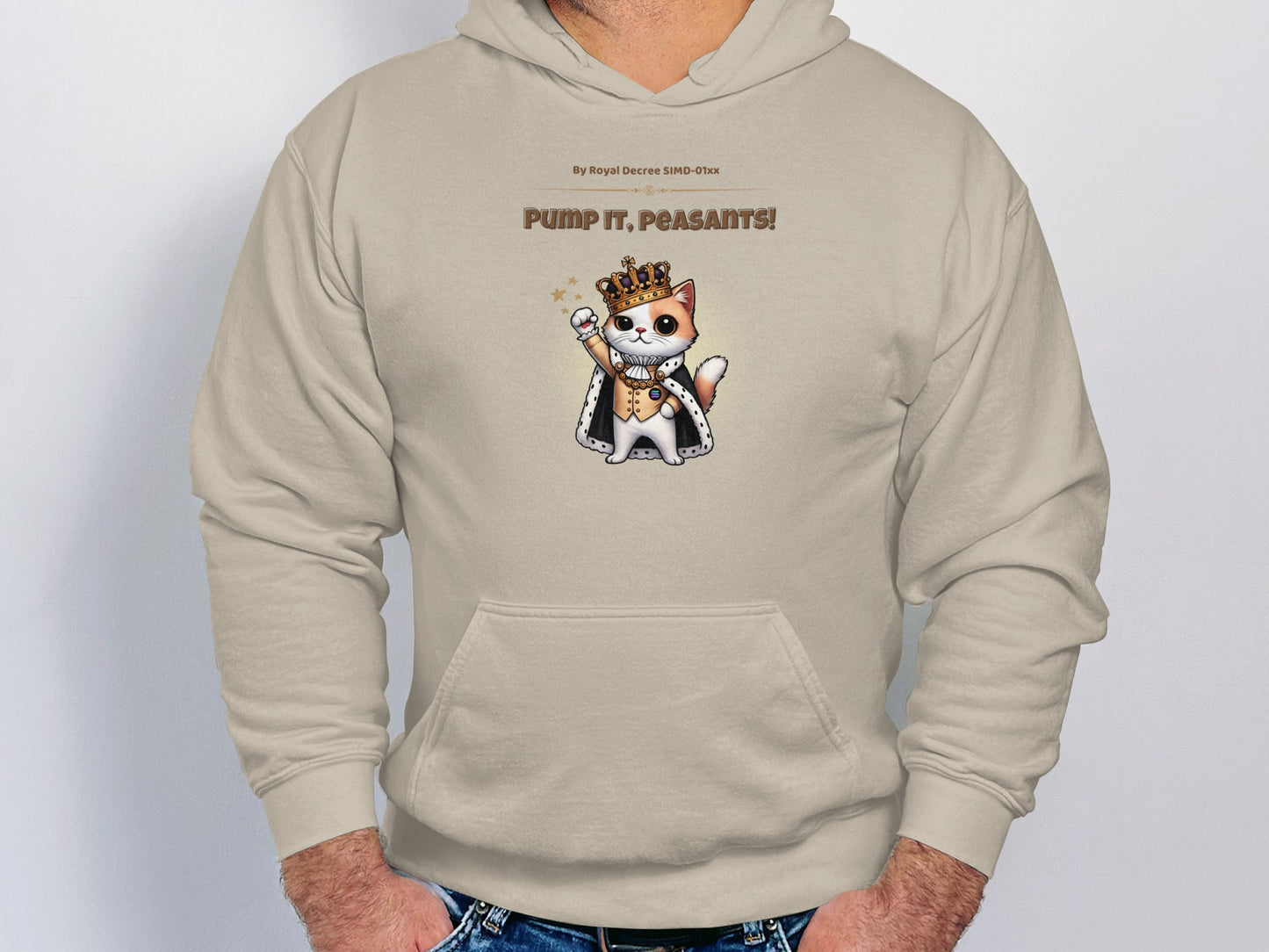 Pump it Peasants Hoodie | Unisex Hooded Sweatshirt