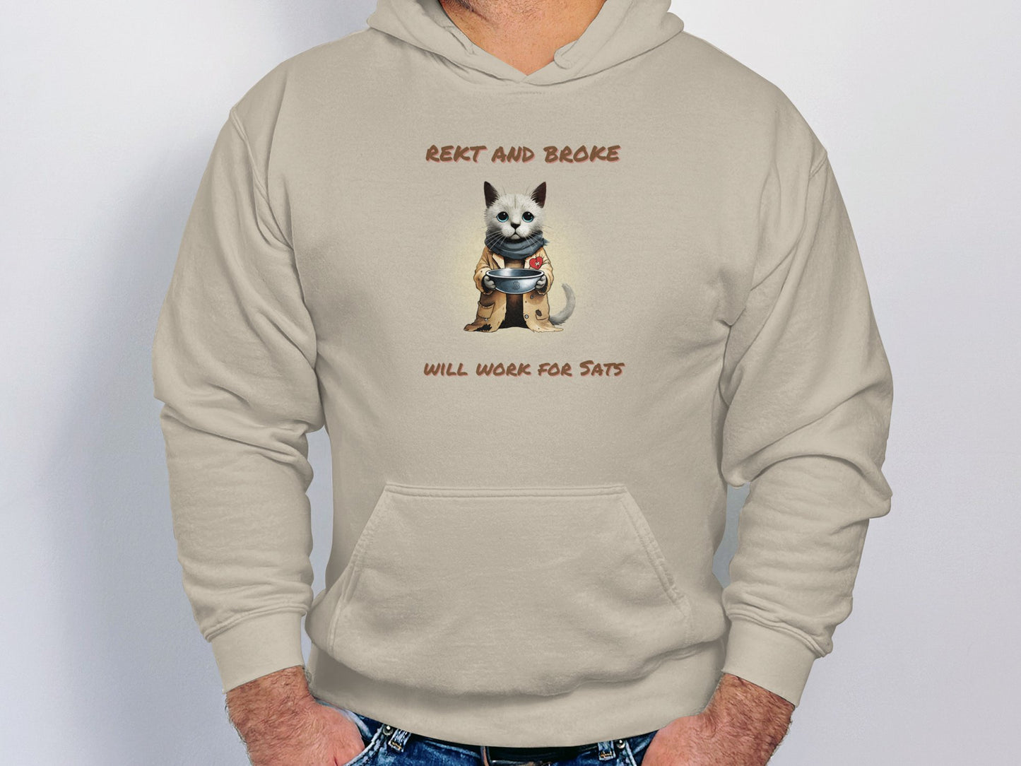 Rekt and Broke Hoodie | Unisex Hooded Sweatshirt