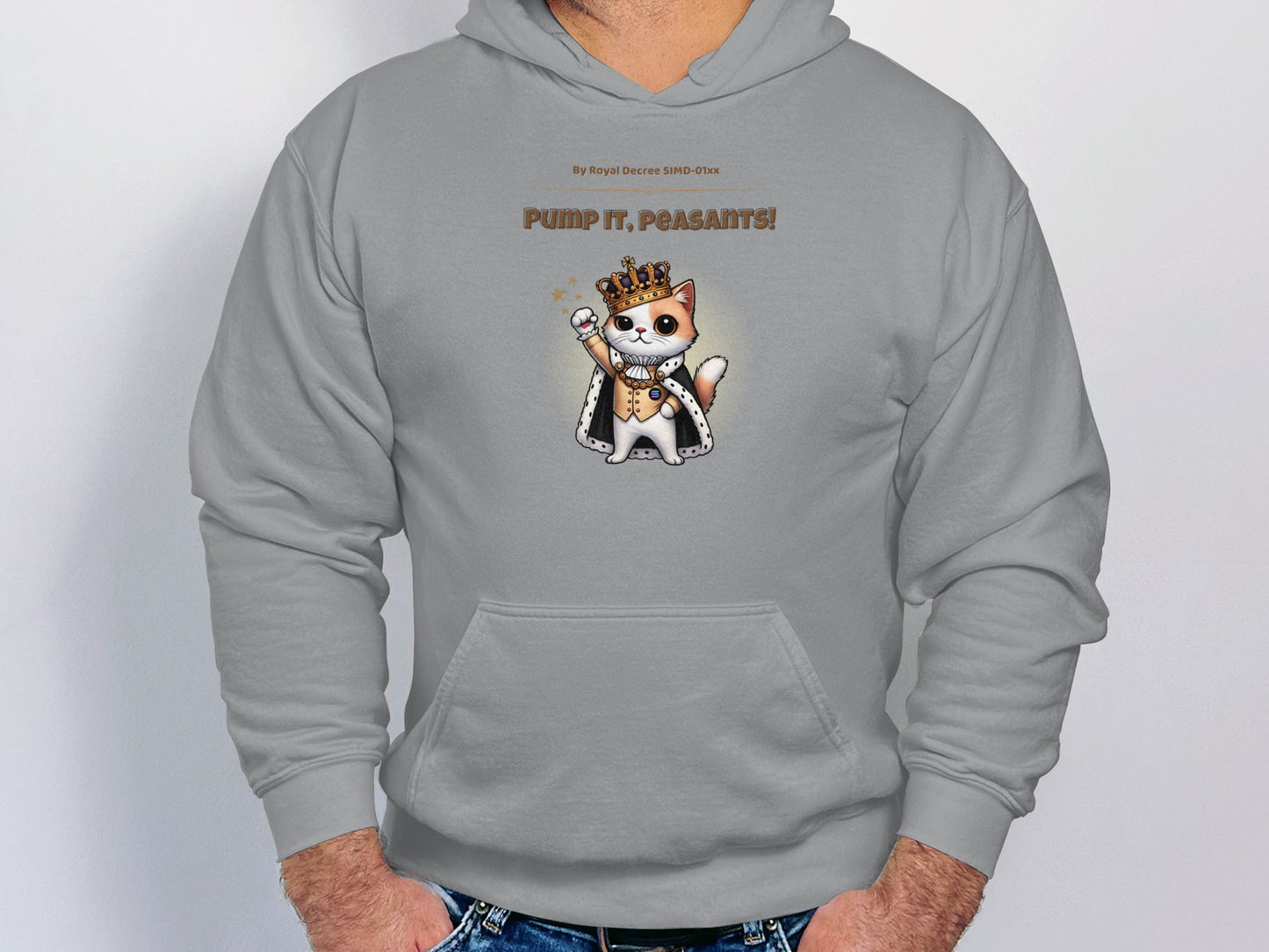 Pump it Peasants Hoodie | Unisex Hooded Sweatshirt
