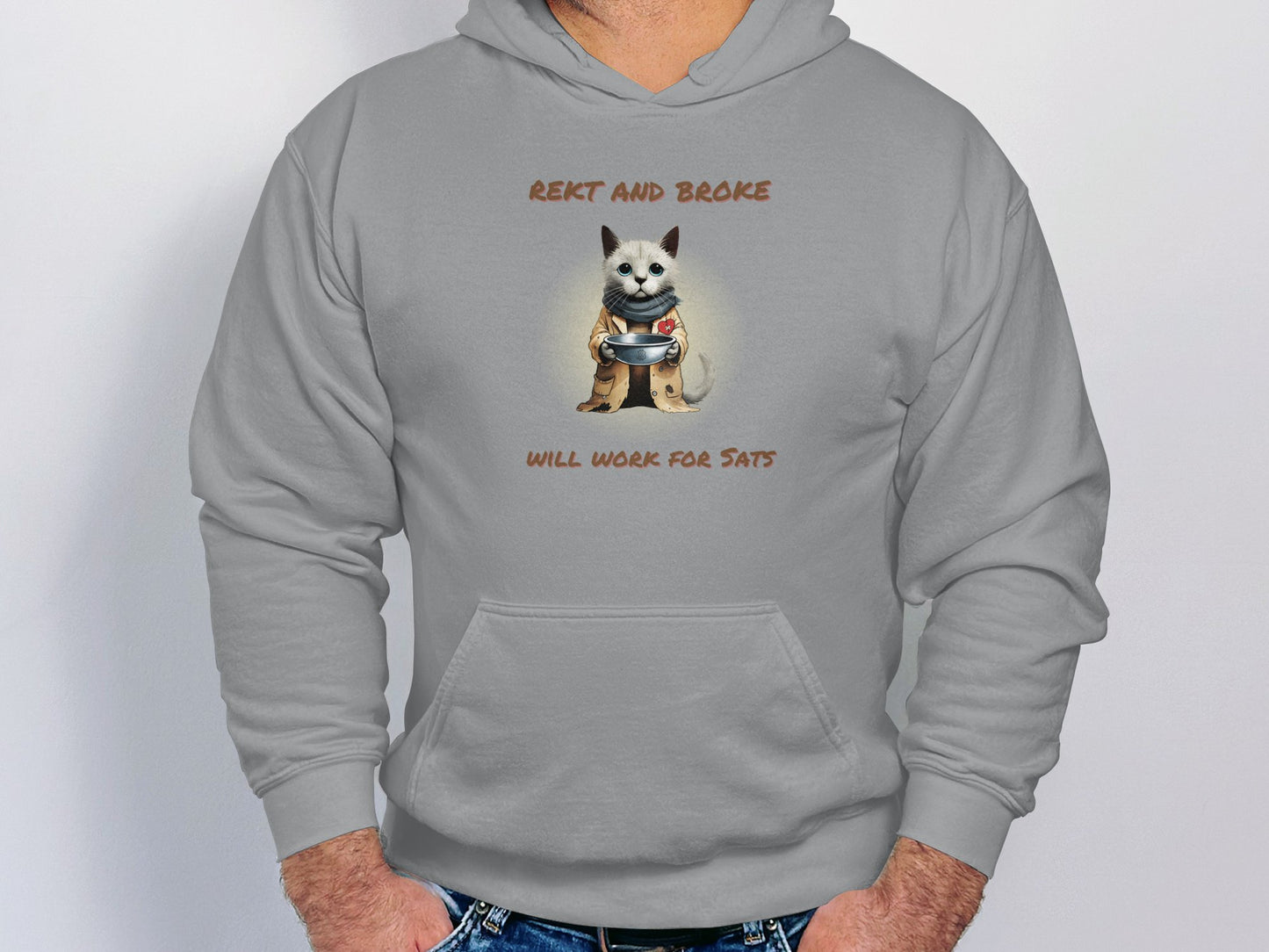 Rekt and Broke Hoodie | Unisex Hooded Sweatshirt