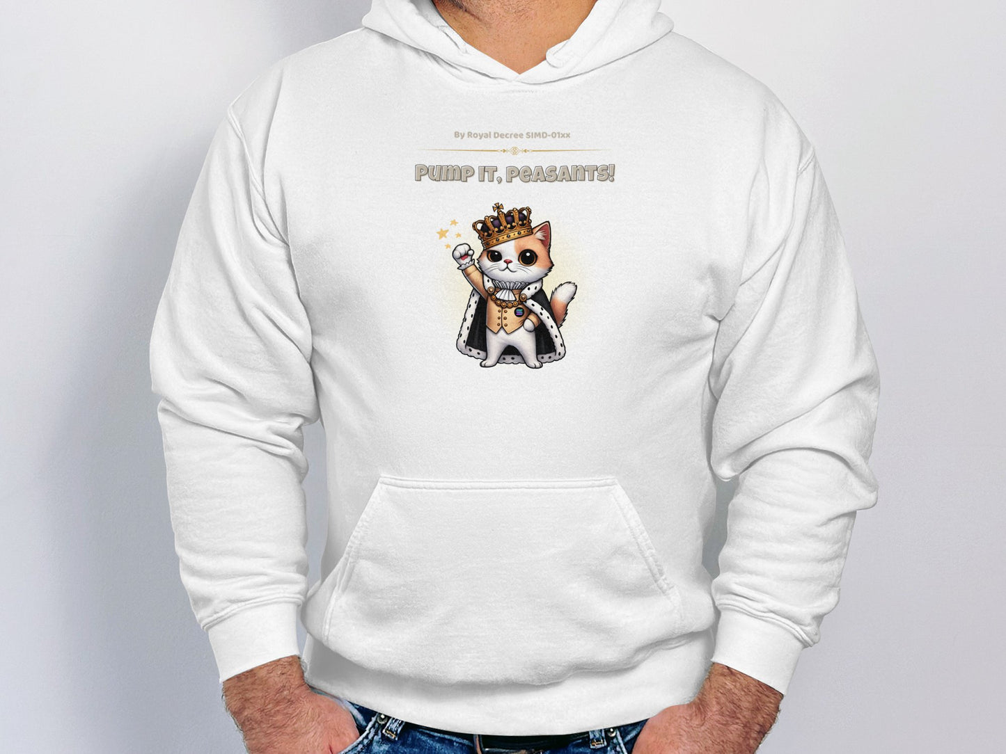 Pump it Peasants Hoodie | Unisex Hooded Sweatshirt