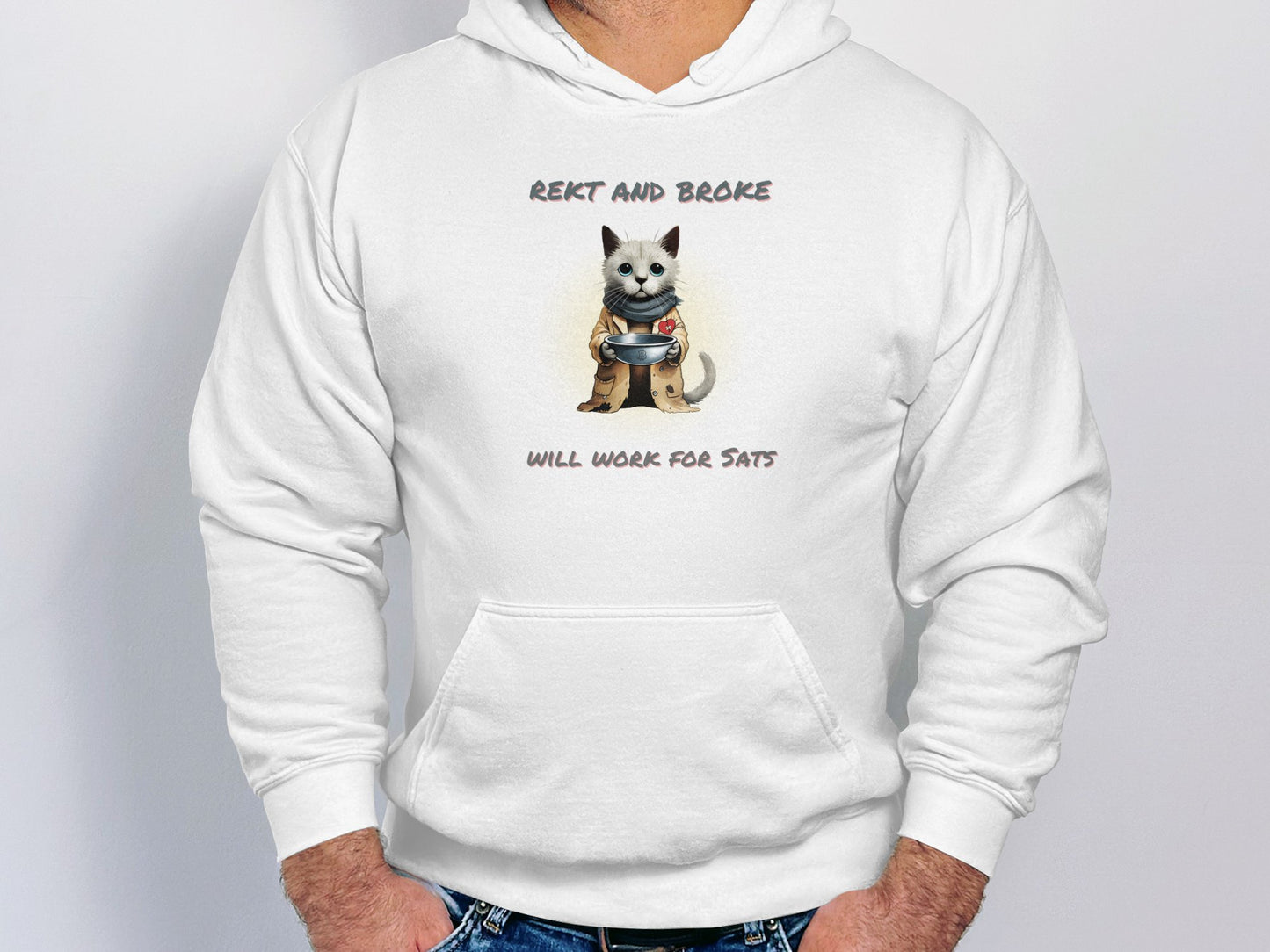 Rekt and Broke Hoodie | Unisex Hooded Sweatshirt