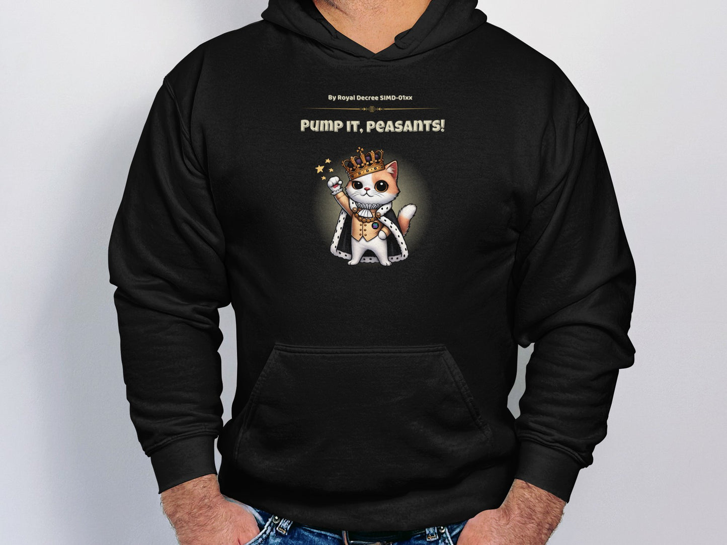 Pump it Peasants Hoodie | Unisex Hooded Sweatshirt