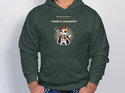 Pump it Peasants Hoodie | Unisex Hooded Sweatshirt